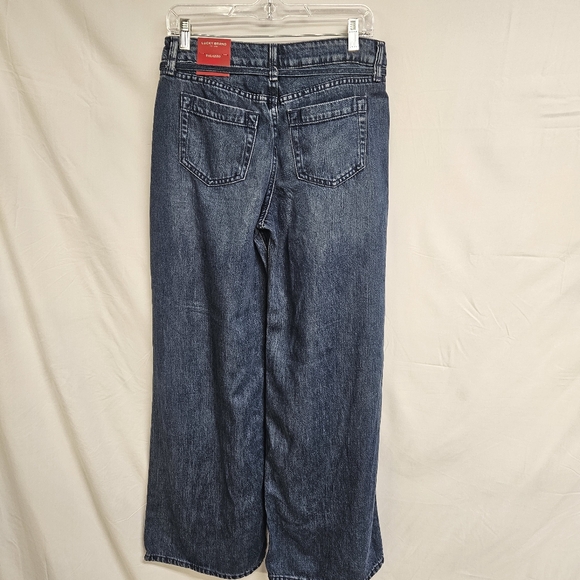 Lucky Brand NWT Palazzo Blue Jeans Size 2/26 26 X 31 Retail $129 Wide Leg - Picture 4 of 12